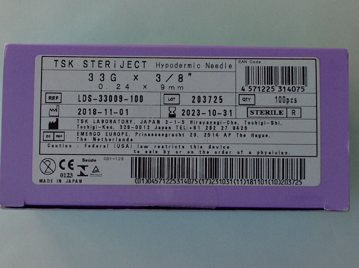 TSK LDS 33G x 9 mm