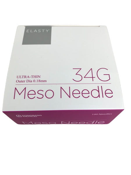 ELASTY MICRO MESO NEEDLE 34G X 8 mm